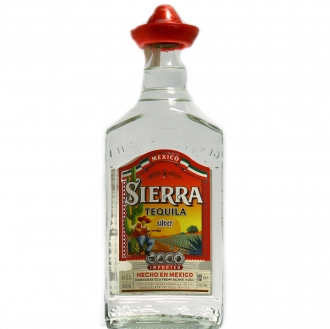 Tequila Sierra Silver 0.7 L + 1 casa