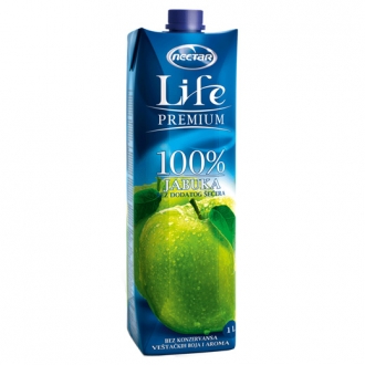 Nektar Life Premium Jabuka 100% 1 L TP
