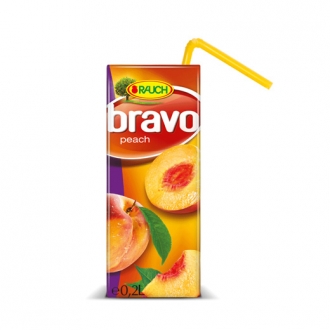 Bravo Peach 0.2L Tetrapak (27 kom u paketu)